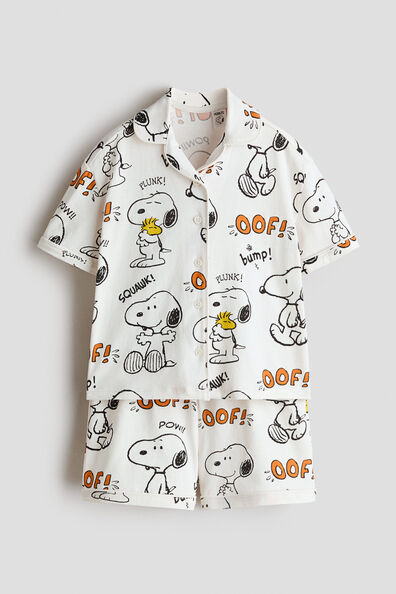 Printed cotton pyjamas