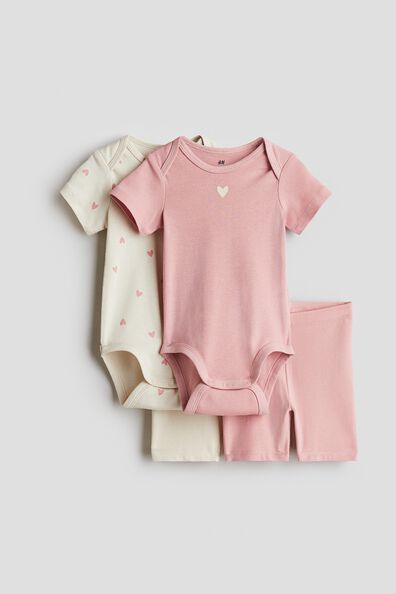 4-piece cotton jersey set