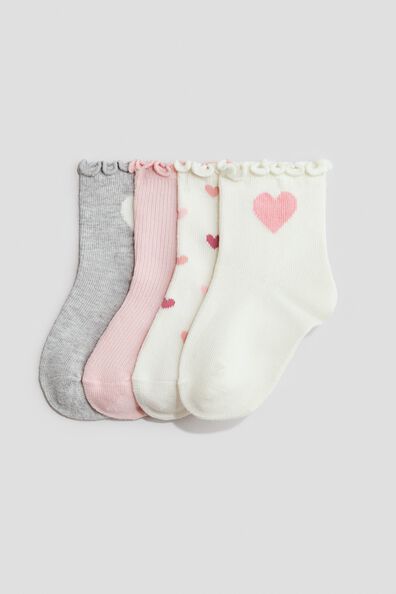 4-pack overlocked socks