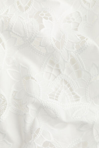 Broderie anglaise mini dress