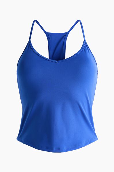 Integral-bra sports vest top with SculptMove™