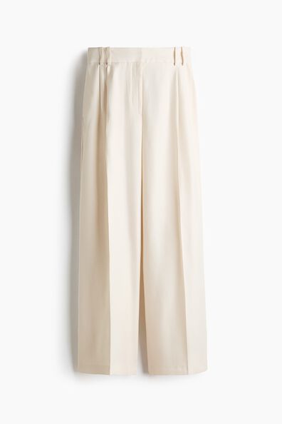 Wide tailored trousers