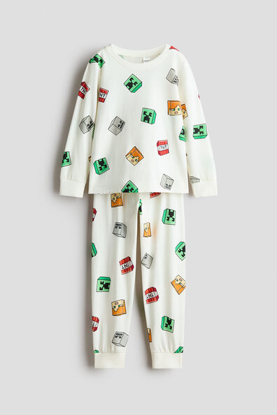 Printed cotton pyjamas