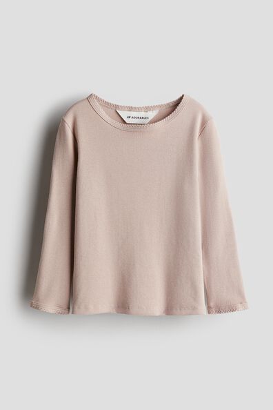 Ribbed cotton top