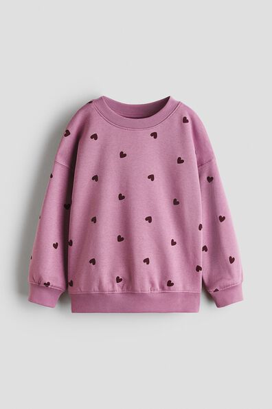 Brushed-inside sweatshirt