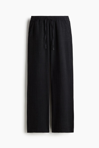 Cotton muslin trousers