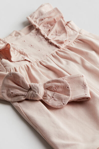 2-piece embroidered cotton set