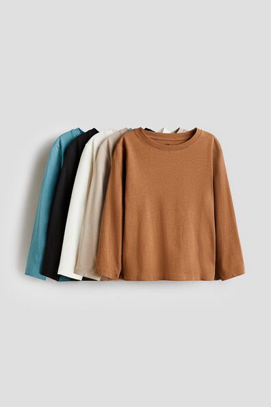 5-pack long-sleeved T-shirts