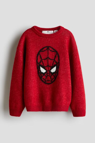 Jacquard-knit jumper