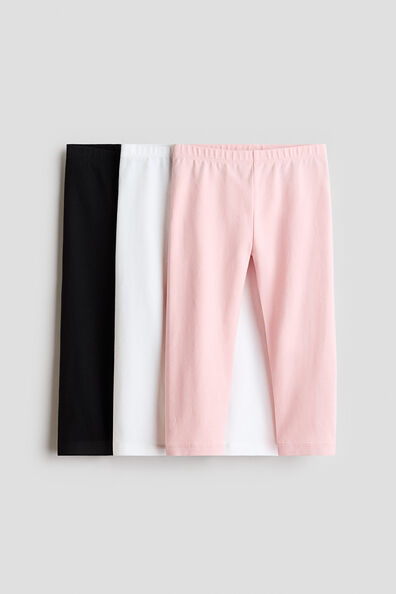 3-pack cotton leggings