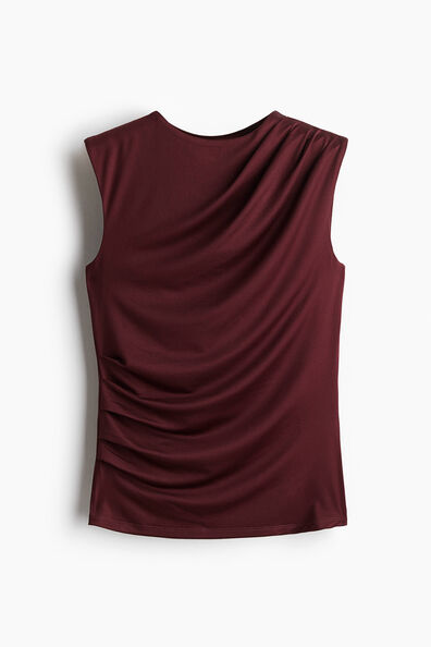 Draped vest top