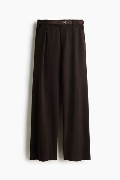 Belted Ponte di Roma trousers