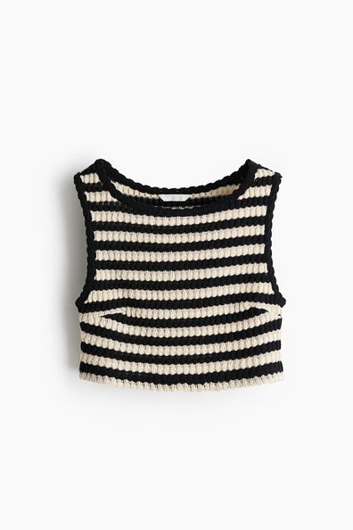 Crochet-look top