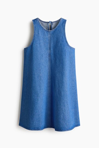 A-line denim dress