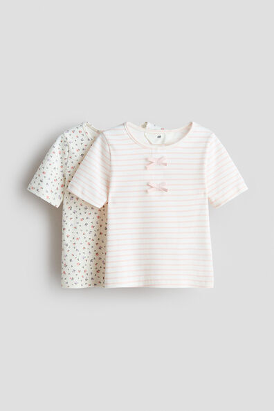 2-pack ribbed cotton tops