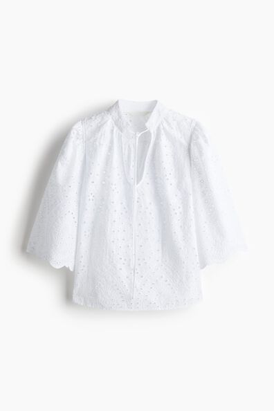 Broderie anglaise blouse