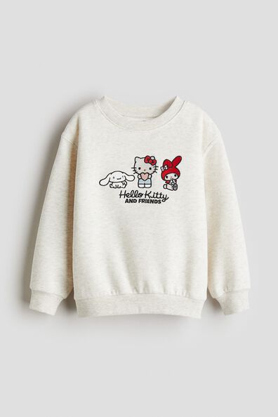 Motif-detail sweatshirt