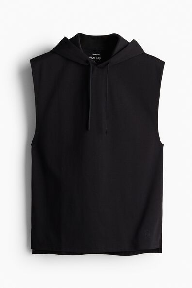 Regular Fit Sleeveless sports hoodie with DryMove™
