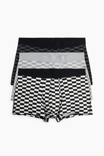 3-pack cotton short trunks