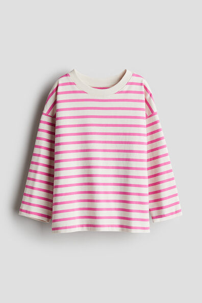 Oversized jersey top