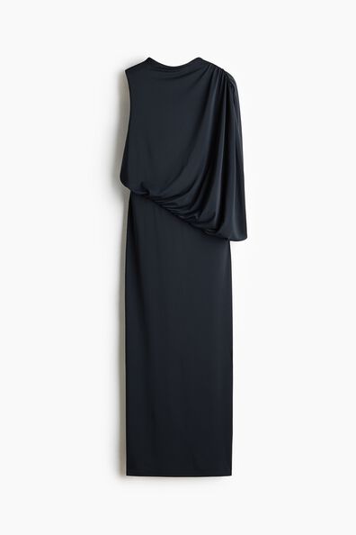 Draped maxi dress