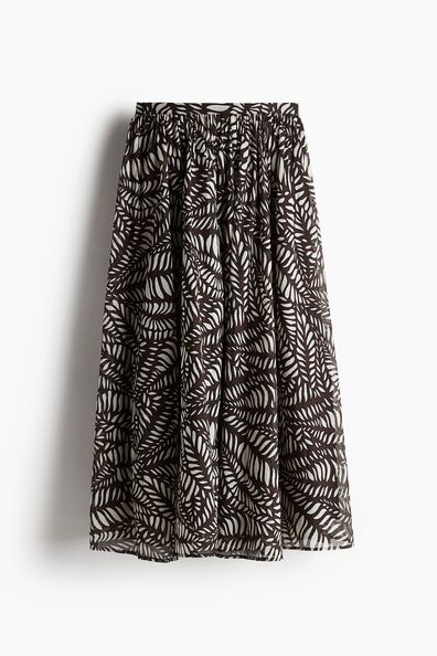 Circular cotton skirt