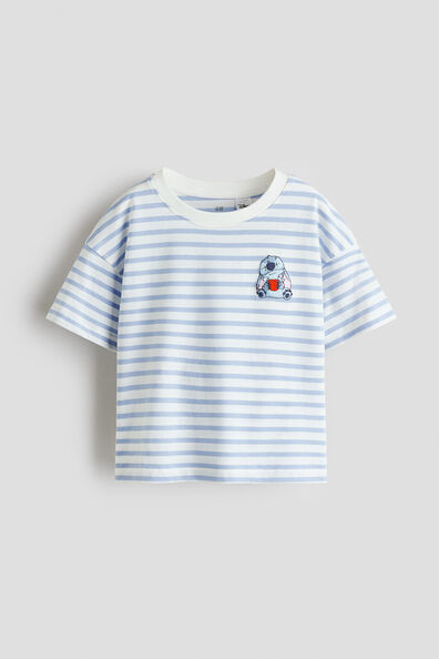 Motif-detail T-shirt