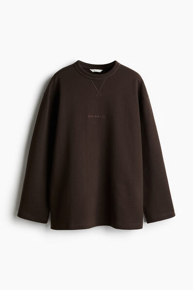 Text-motif sweatshirt