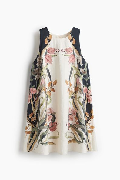 Printed shift dress