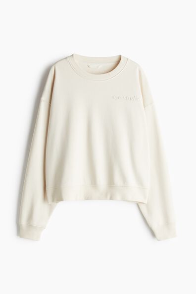 Text-motif sweatshirt
