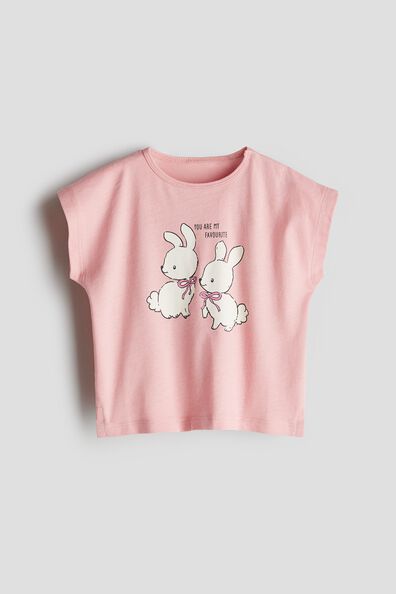 Printed boxy top