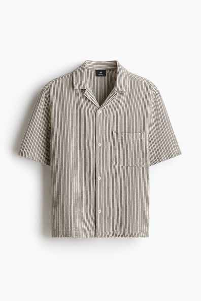 Regular Fit Textured resort shirt