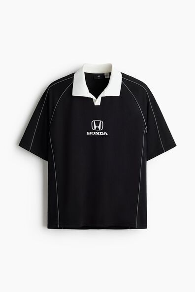 Oversized Fit Printed football shirt