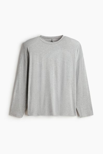 Shoulder-pad viscose top