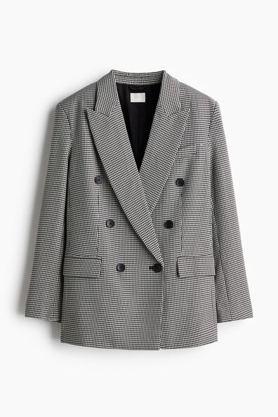 Oversized double-breasted blazer