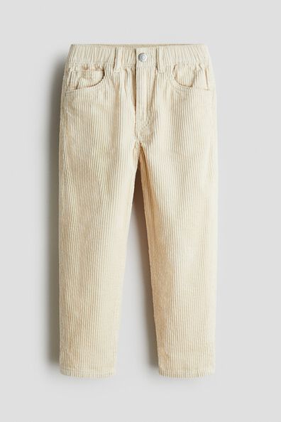 Cotton corduroy trousers