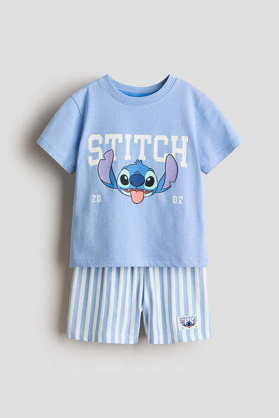 Printed cotton pyjamas