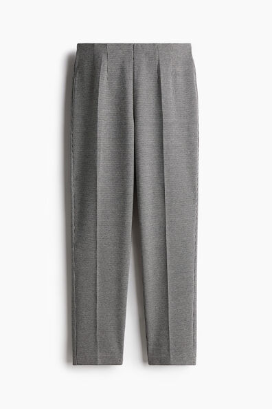 Crease-leg trousers