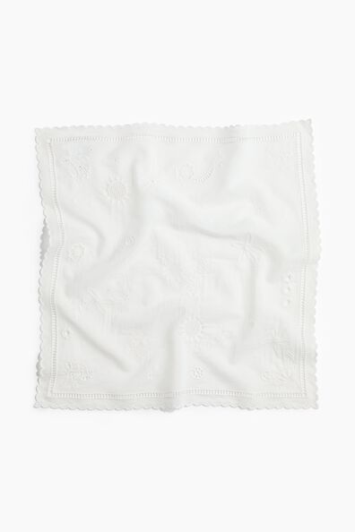 Broderie anglaise scarf
