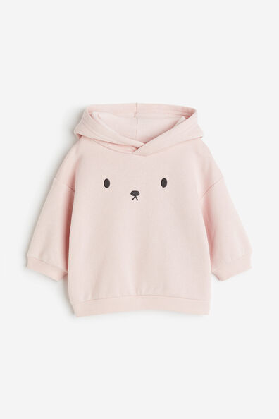 Ear-detail hoodie