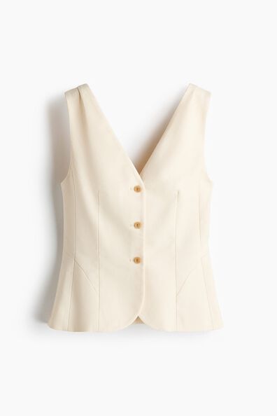 V-neck waistcoat