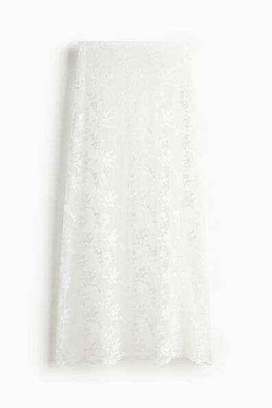 Long lace skirt