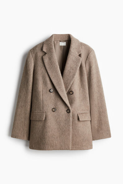 Wool-blend blazer