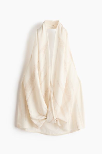 Twist-detail halterneck top