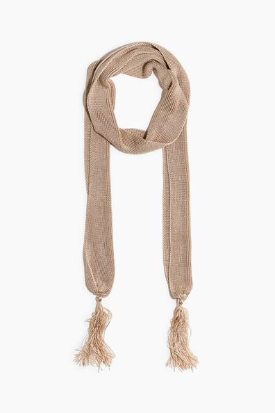 Shimmering viscose scarf