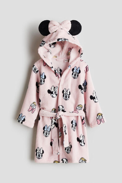 Fleece dressing gown