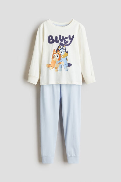Printed cotton pyjamas