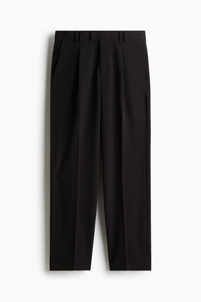 Relaxed Fit Crease-leg trousers