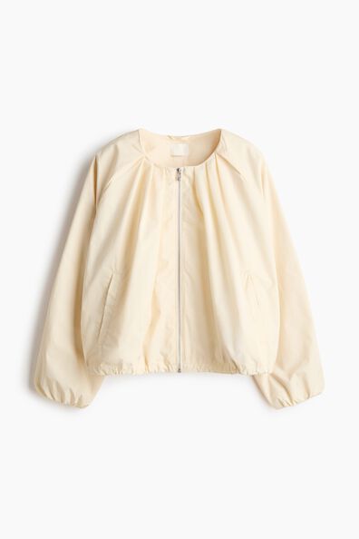 Pleat-detail jacket