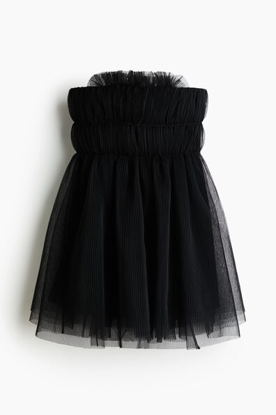 Tulle bandeau dress